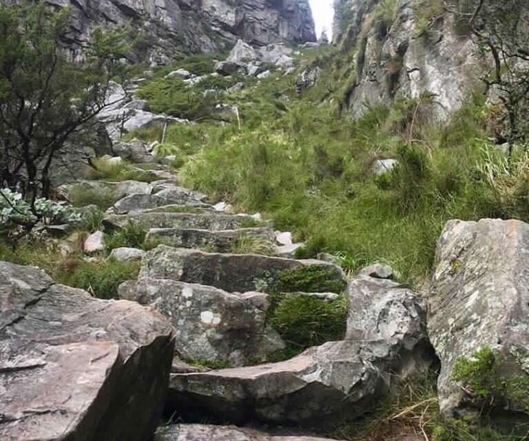 Huweliksreis kry warm draai op Tafelberg