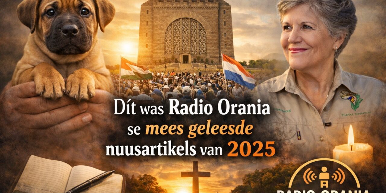 Dít was Radio Orania se mees geleesde nuusartikels van 2025