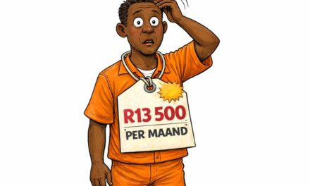 SA bestee sowat R13 500 per gevangene per maand