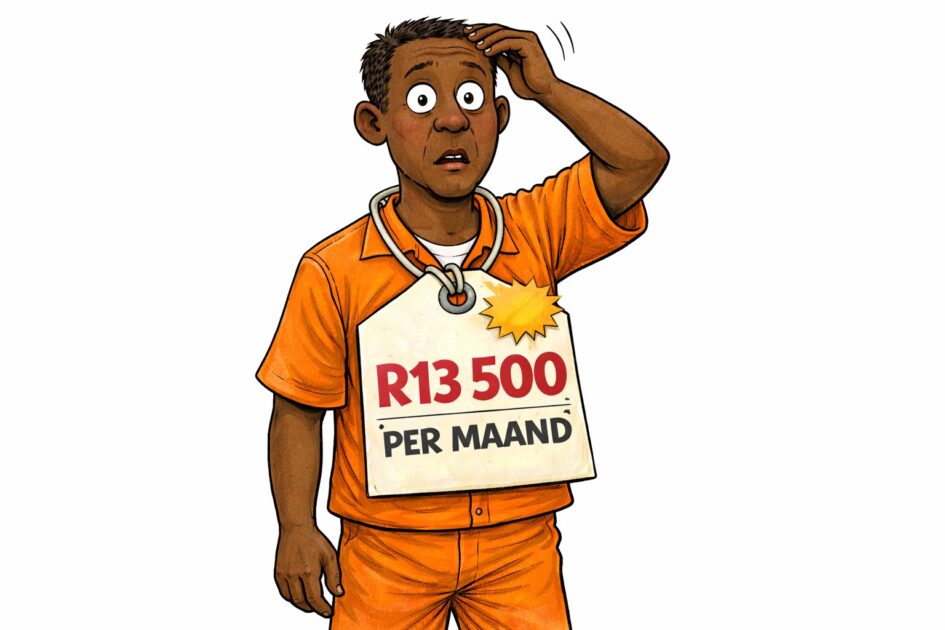 SA bestee sowat R13 500 per gevangene per maand