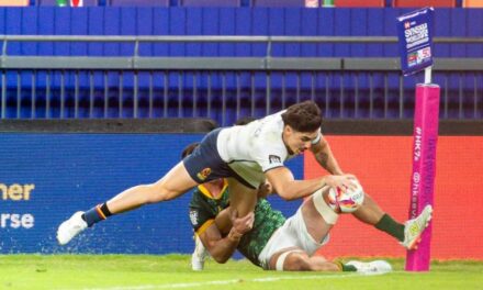Spanje skok Blitzbokke in Hongkong