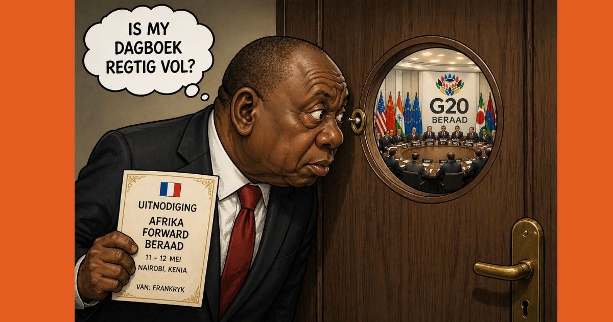 Ramaphosa se dagboek “te vol” om na Afrika-beraad te gaan