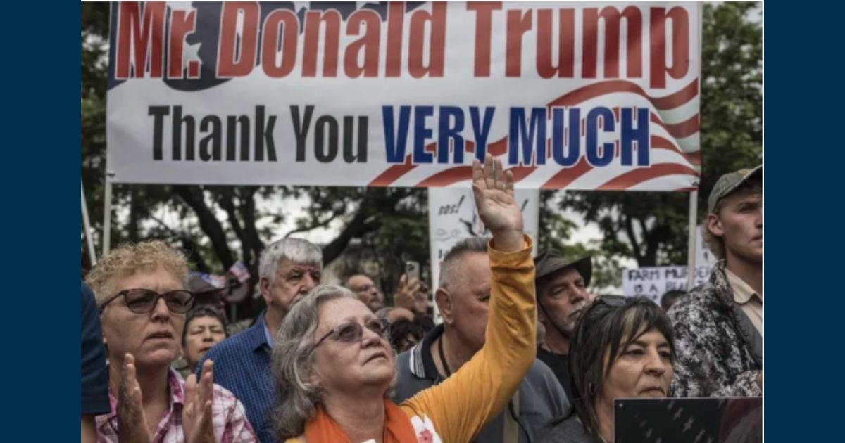 Trump wil 17500 wit Suid-Afrikaanse vlugtelinge toelaat in VSA