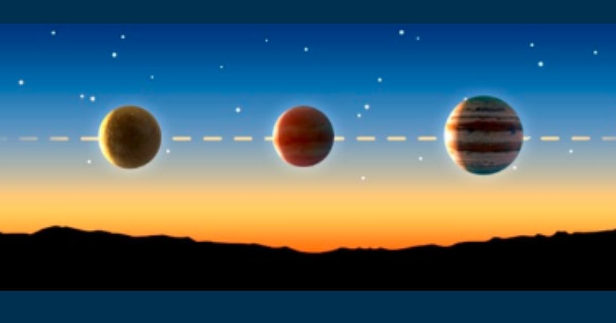 Drie helder planete gaan Junie se aandhemel versier