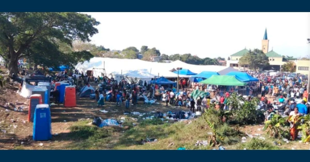 4 000 Malawiërs soek skuiling in Durban in haglike omstandighede