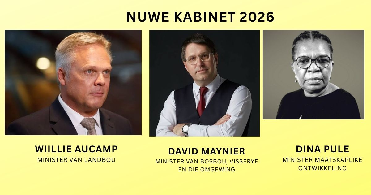 Ramaphosa kondig sy nuwe kabinet aan