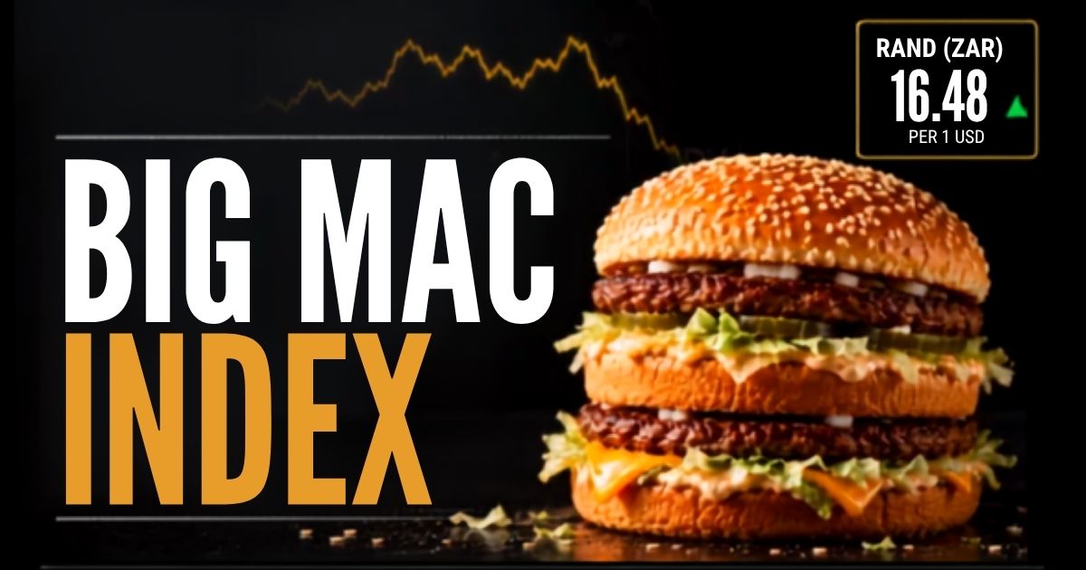 Big Mac dui dat die SA rand teenoor die Amerikaanse dollar onderwaardeer is