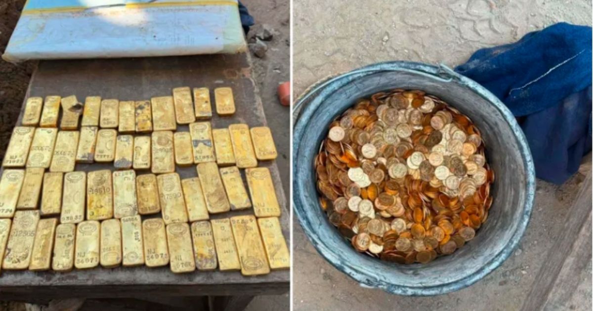 Bouers ontdek goudskat van €9 miljoen wat in mure van Belgiese eiendom versteek was
