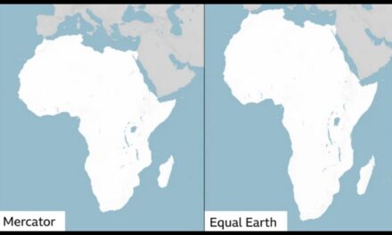 Nuwe VN-wêreldkaart stel Afrika se grootte reg