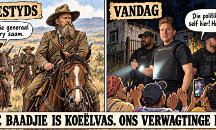 Die generaal het saamgery. Hoe oulik.