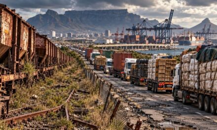 Ons het spoorlyne gebou- toe besluit ons vragmotors moet die land dra