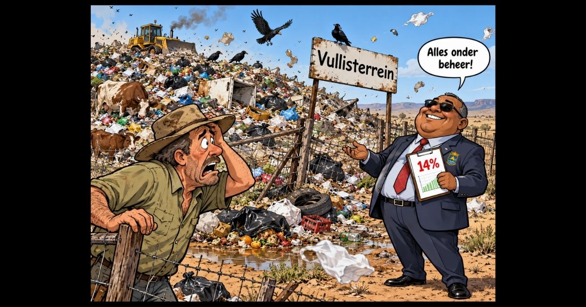 Geen Noord-Kaapse vullisterrein op standaard nie