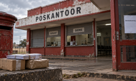 Die Poskantoor is gered. Nou kort die reddingsplan self redding.